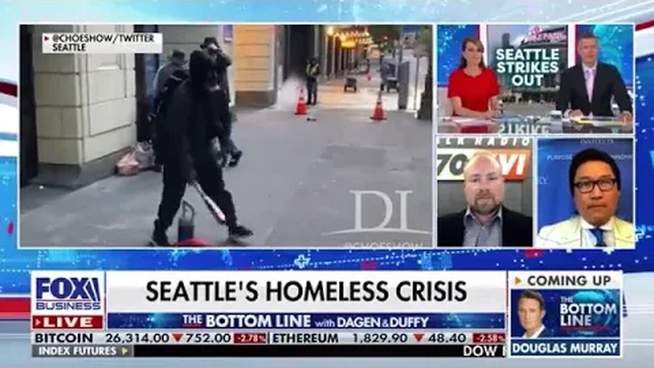 Jonathan Choe & Ari describe Seattle squalor on Fox Business & what's being done to address it