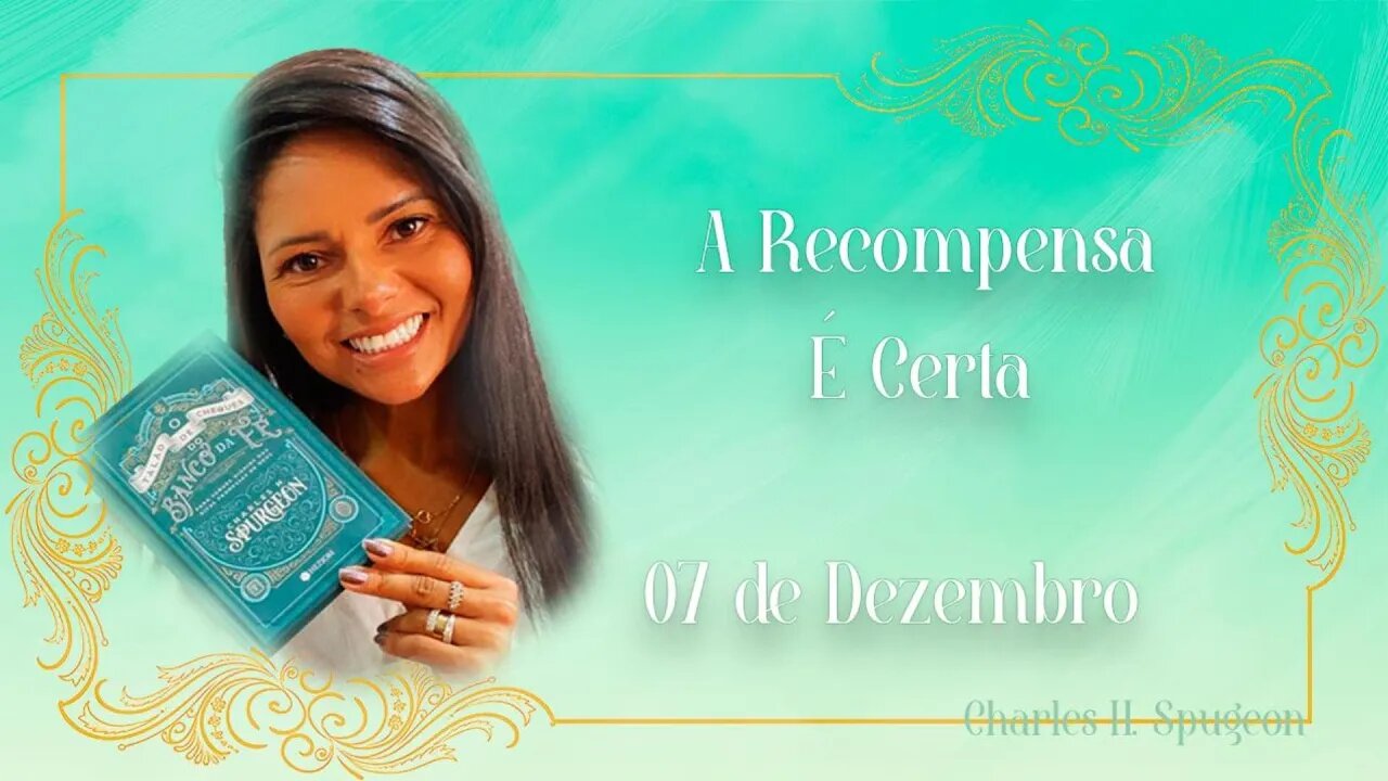 [Devocional Diário #260] A Recompensa É Certa (Mateus 10:42)