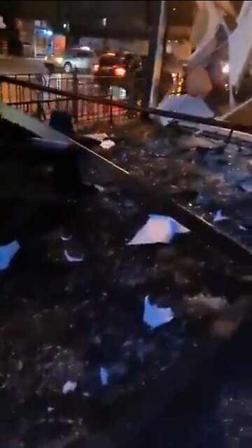 A cruise missile fired by the Russian army fell on Kiev #Ukraine #Russia #Kiev