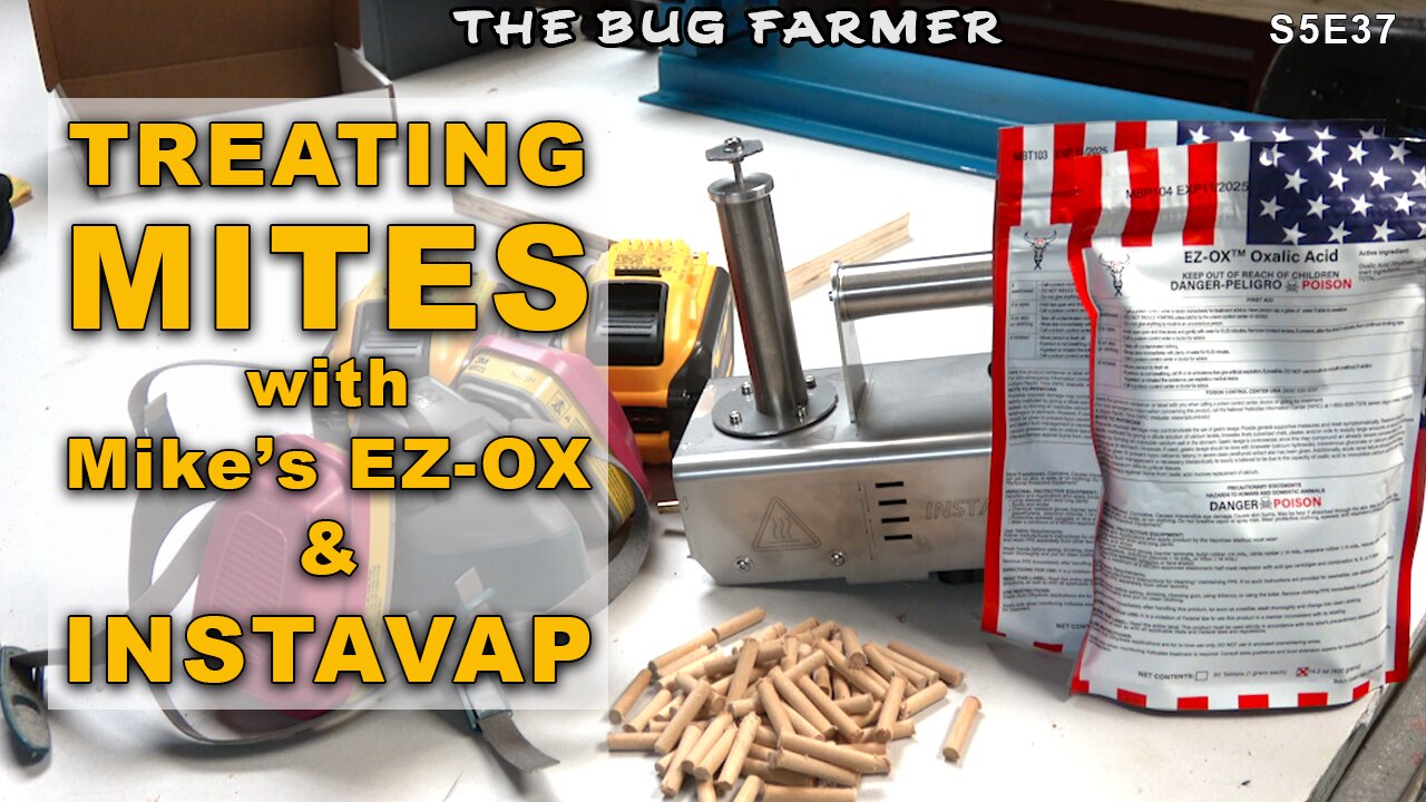 Treating for Mites with Ez-OX Okalic Acid and the Instavap #beekeeping #instavap ez-ox