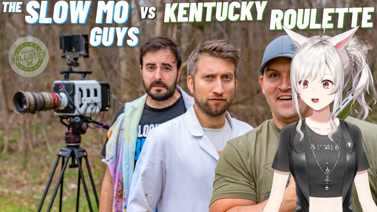 Kentucky Roulette ft The Slo Mo Guys || Kentucky Ballistics react