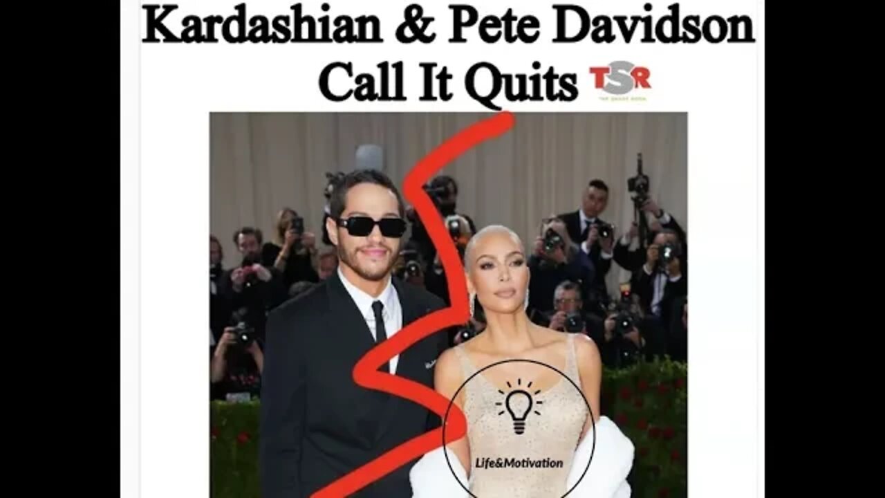 Kim Kardashian Dumps Pete Davidson In Brutal Breakup VIDEO!!! (FULL DETAILS)