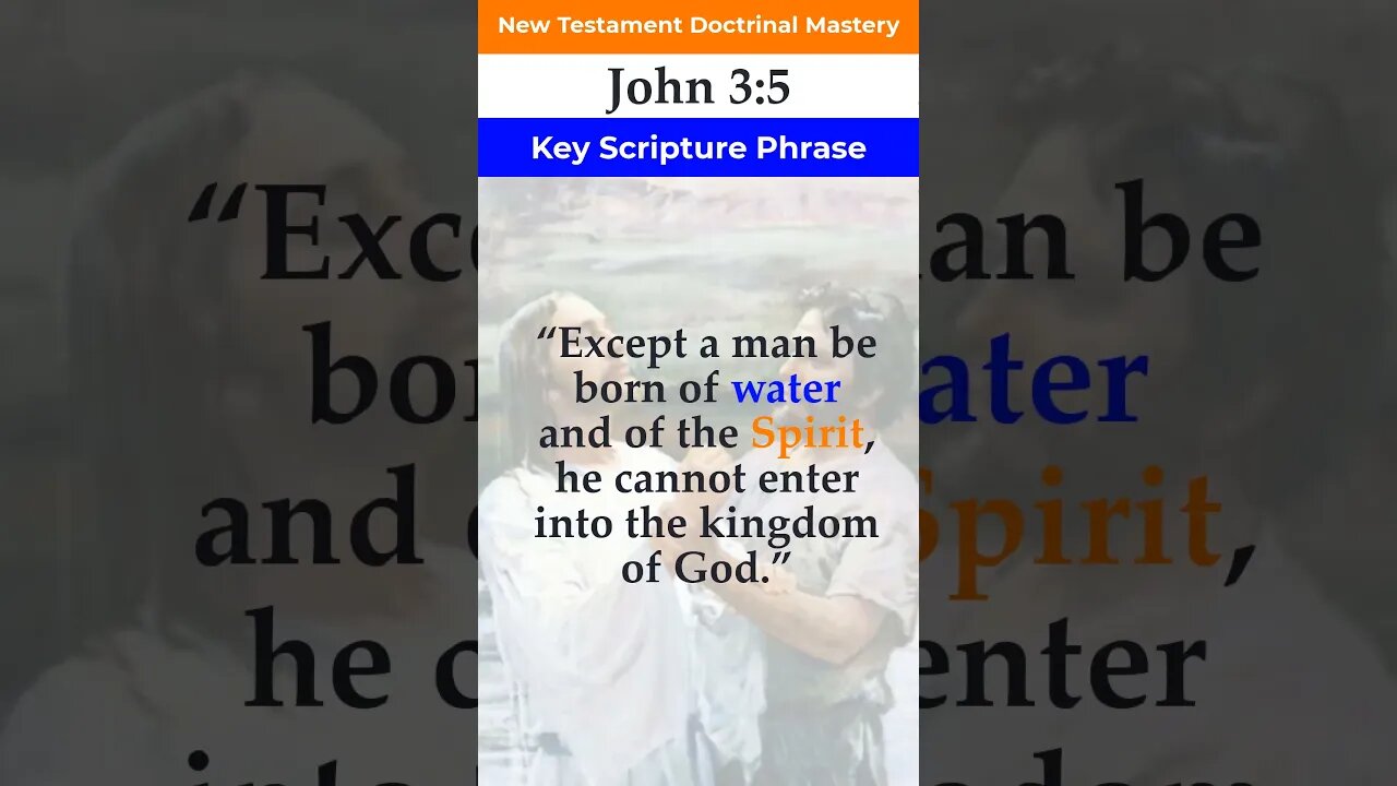 John 3:5 | Key Phrase