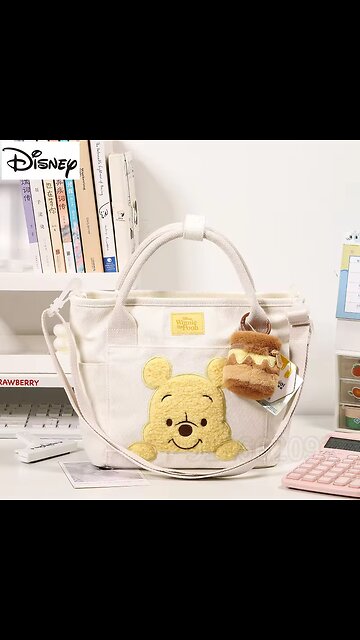 Disney Pooh Bear New Women's Handbag Luxury Brand Women's Shoulder Bag