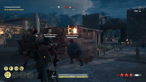 Level 99 vs lvl 21 and lv 22 Mercenaries (Assassin creed Odyssey)