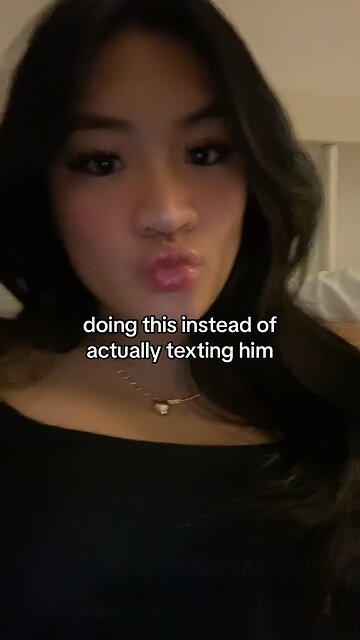 Doing this instead of texting him