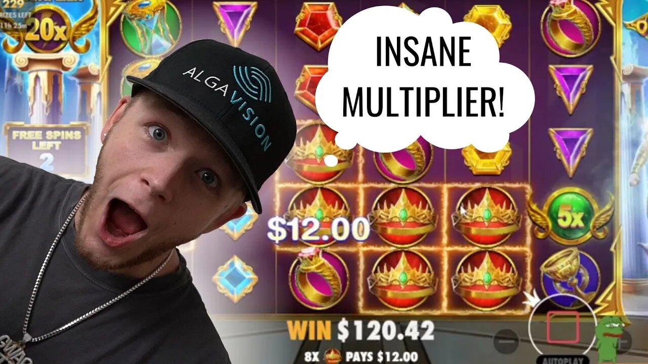 GATES OF OLYMPUS SLOT BONUS PAYS INSANE!