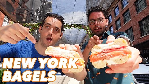 New York City Bagel Tour + it's History (w/ @HereBeBarr)