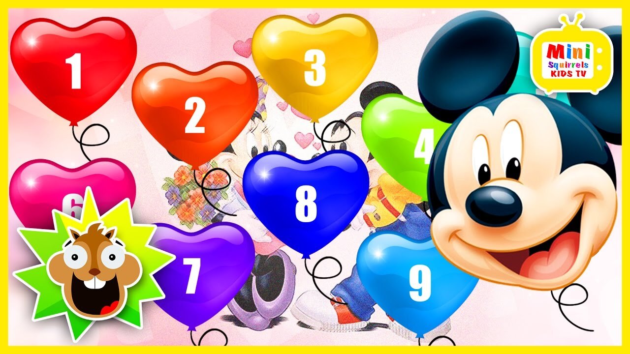 LEARN TO COUNT WITH MICKEY AND FRIENDS
