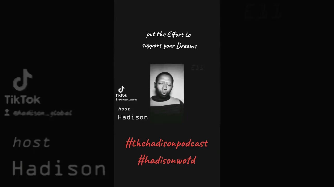 #hadisonwotd #thehadisonpodcast #podcasting #motivation #amahlubi #amapiano #server #educatedyouth
