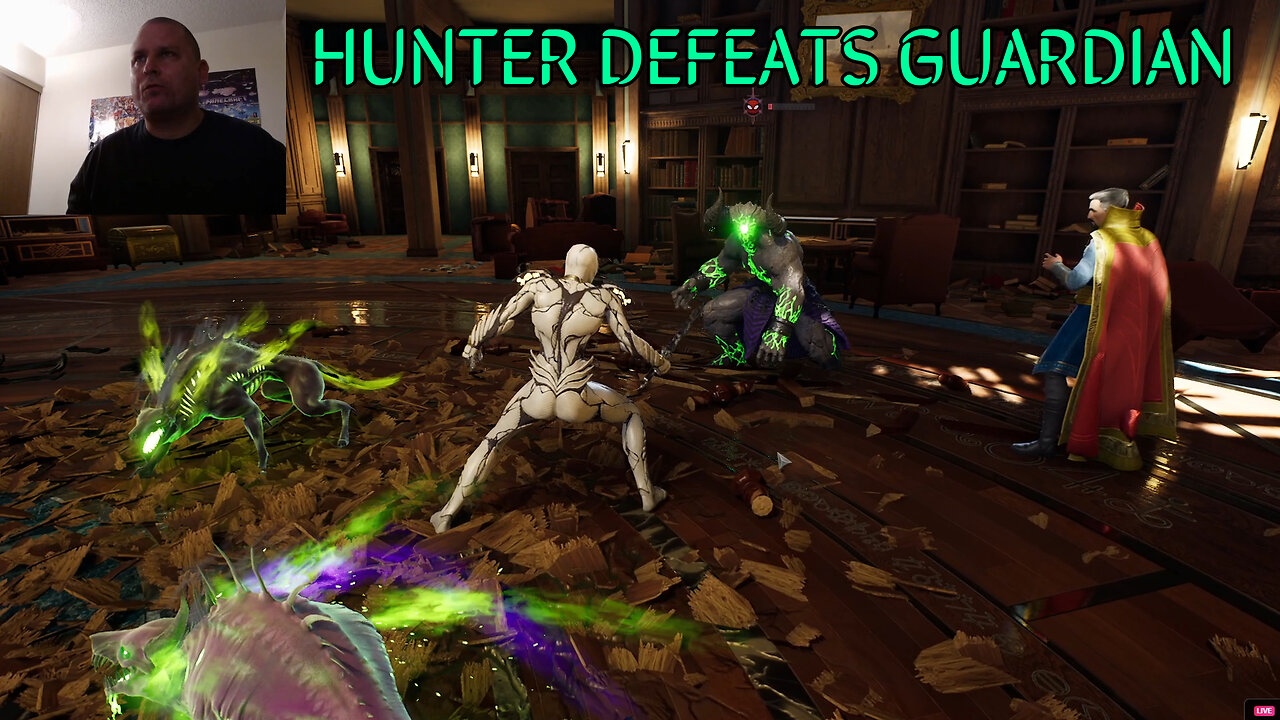 HUNTER DEFEATS GUARDIAN