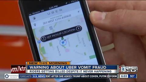 Riders claim Uber drivers are setting them up through 'Vomit Fraud' scam