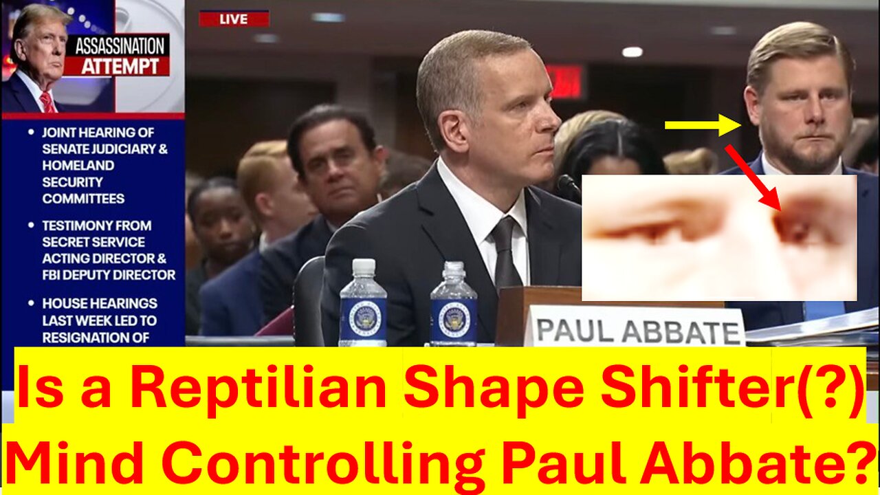 Is a Reptilian Shape Shifter (?) Mind Controlling Paul Abbate?