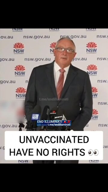 Unvaccinated have NO rights!