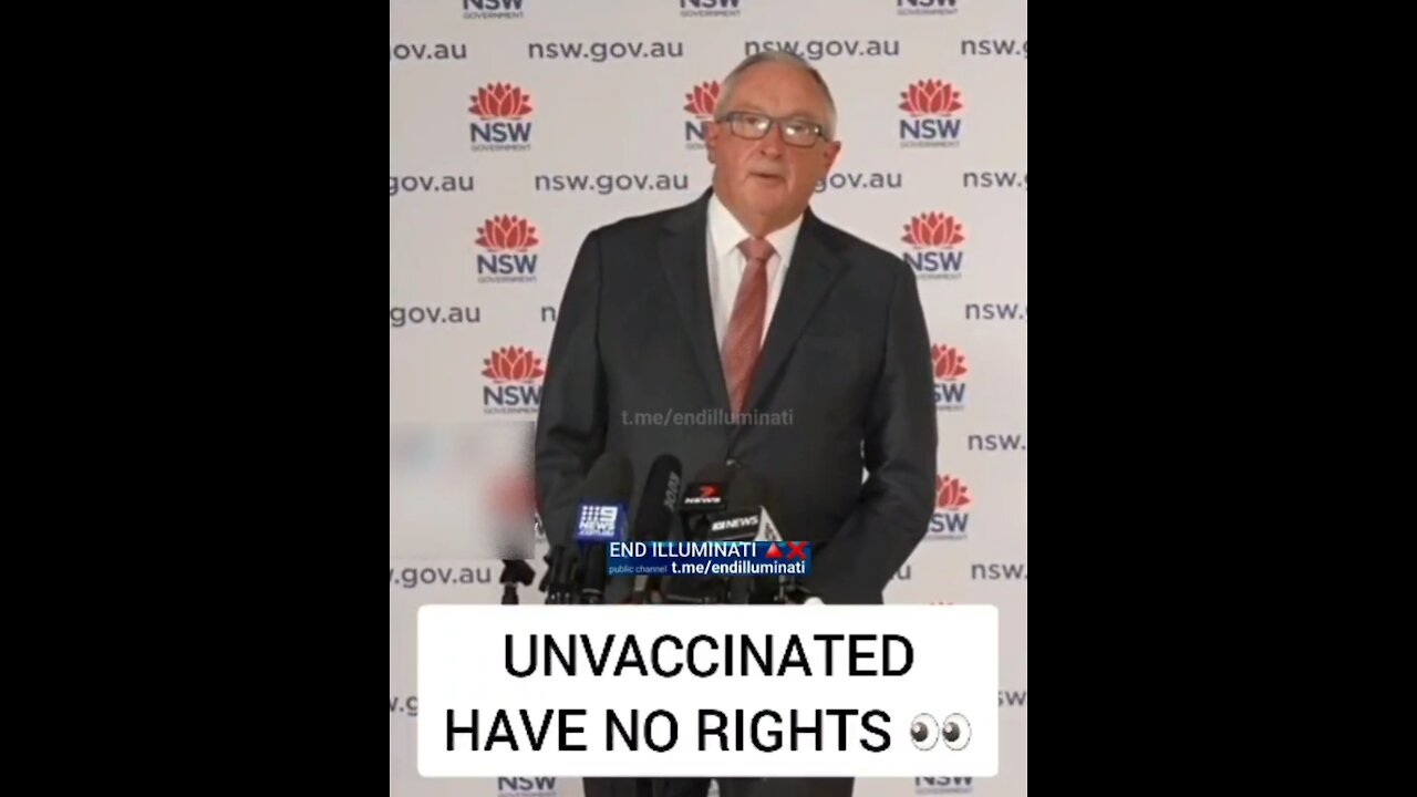 Unvaccinated have NO rights!