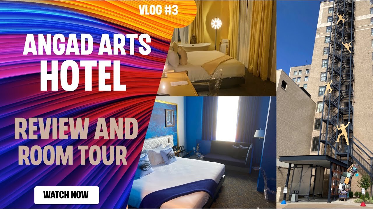 Angad Arts Hotel Review and Tour | St. Louis, Missouri | Travel Vlog