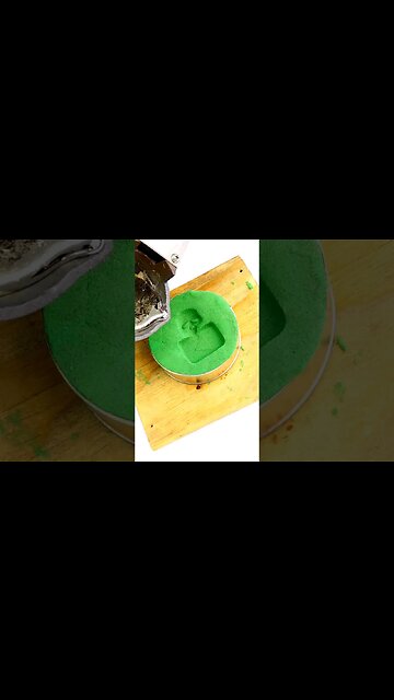 Casting Metal on Kinetic Sand