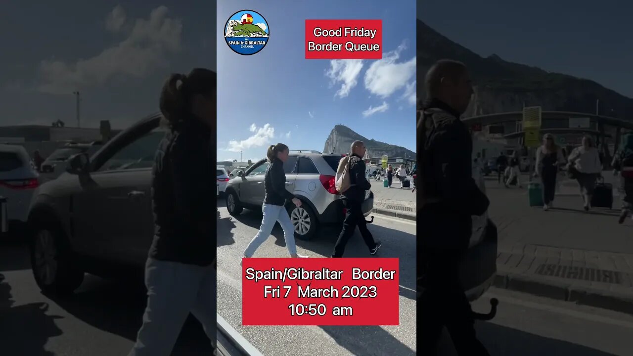 Spain Gibraltar Border 07 April 2023