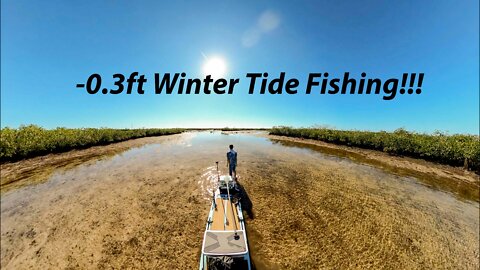 INSANE Low tide fishing!!!