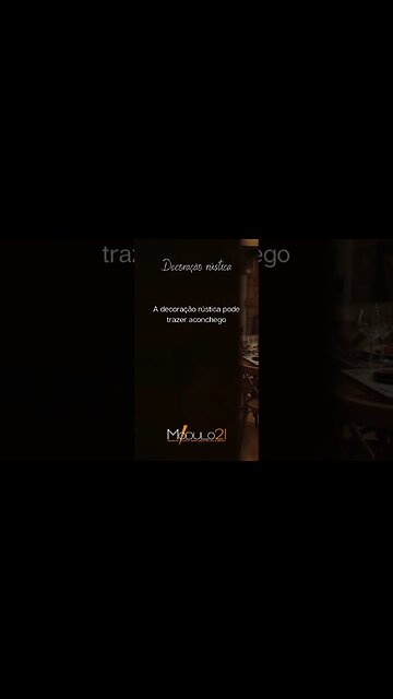 A decoração rústica pode trazer aconchego