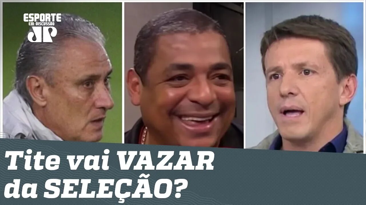 Tite vai VAZAR da Seleção? Vampeta faz "FOFOCA" de pentacampeão mundial!