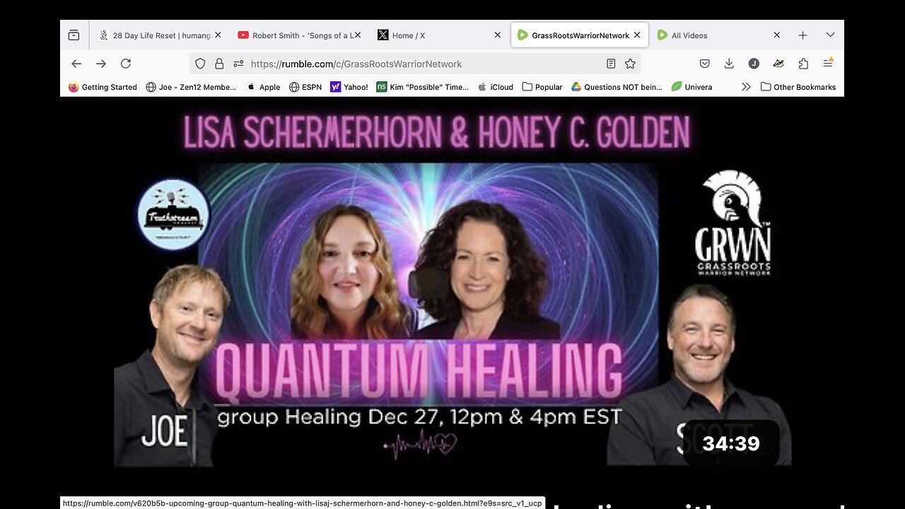 Give the gift of Quantum Healing with Lisa and Honey! Events Dec 27th Noon and 4pm Eastern!! Link belows #341