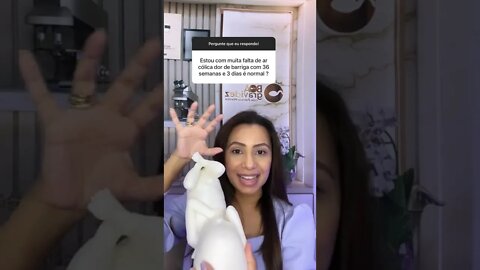 Falta de ar e cólicas na gravidez é normal?
