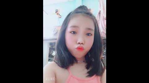 Baby lip-syncing