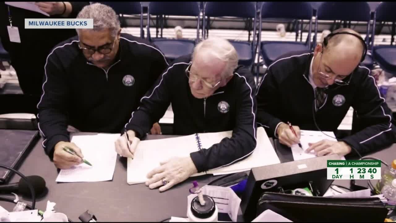 He has been with the Bucks for 50 days, meet the Bucks official score keeper