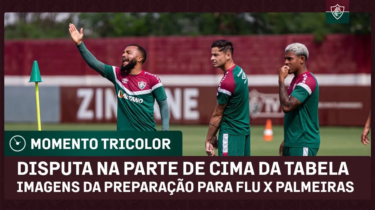 SAMUEL XAVIER PEDE FOCO E DEDICAÇÃO PRO FLU VENCER O PALMEIRAS