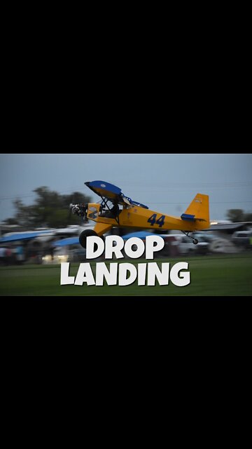 WATCH THIS AIRPLANE PILOT DROP LAND THIS SMALL PLANE