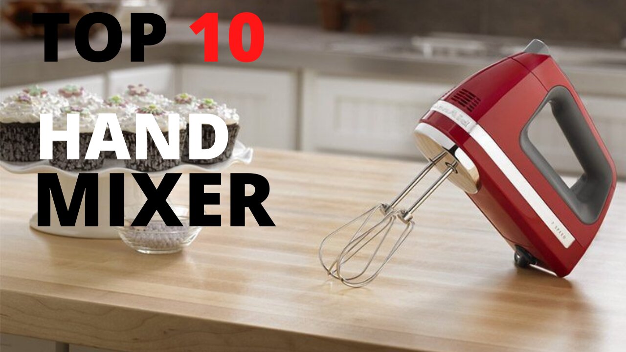 Top 10 Best Hand Mixer in 2021 [Amazon] - Cordless Hand Mixer Review - Reviews 360