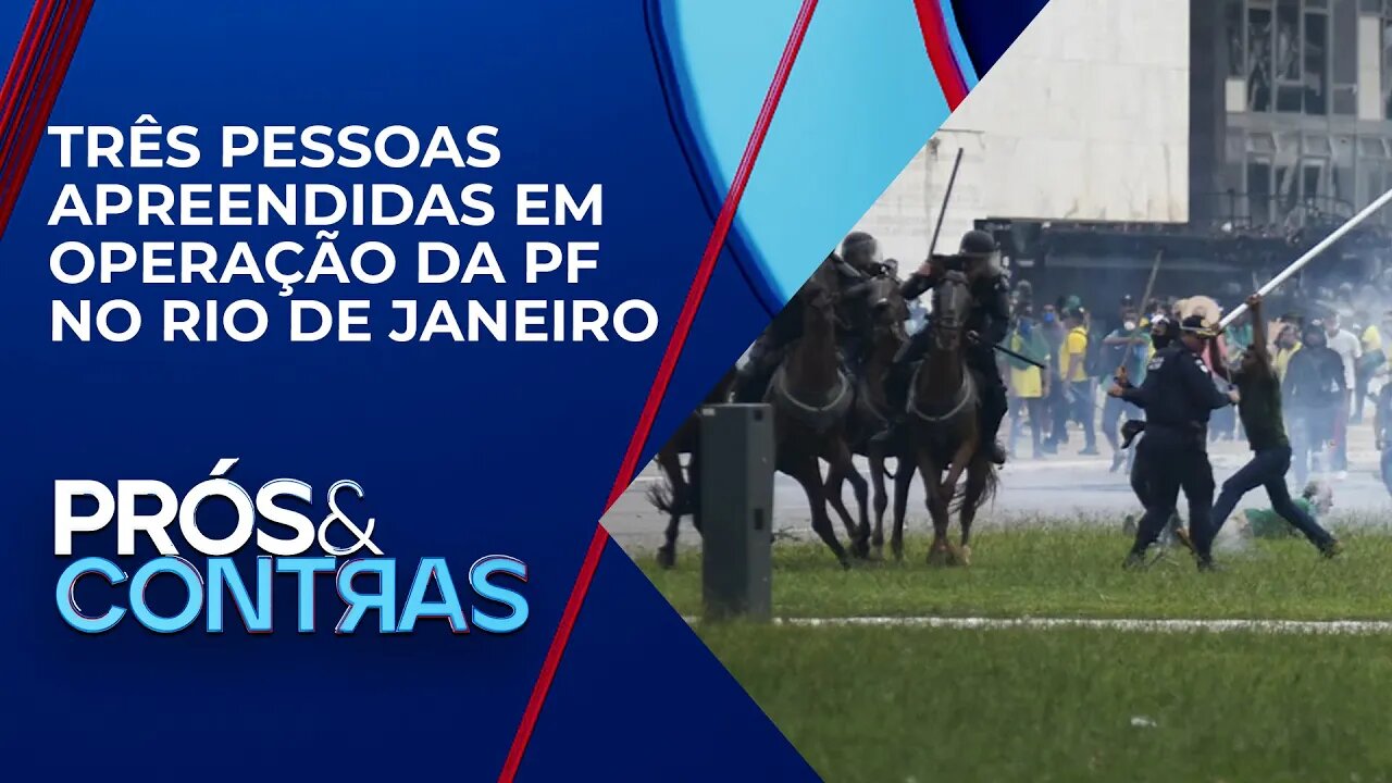 PF faz operação no RJ e prende três pessoas suspeitas de financiar os atos no DF | PRÓS E CONTRAS