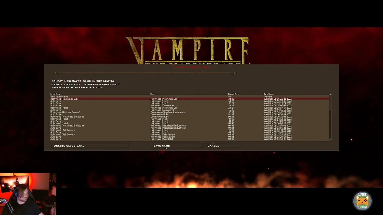 Mange Plays Vampire: The Masquerade Bloodlines (Part 7) OCTOBER SERIES