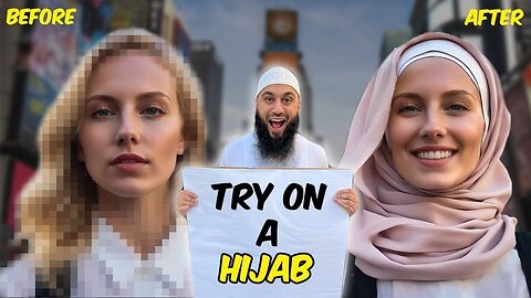 Asking Strangers to Try on a Hijab! SOCIAL EXPERIMENT