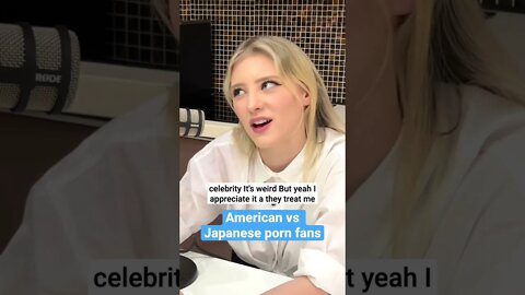 Japanese porn fans are a lot nicer than Americans.