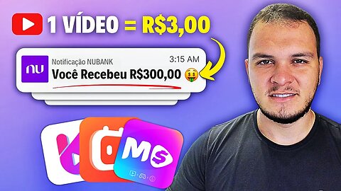 [R$3,00 POR VÍDEO] 03 Aplicativos Para Ganhar Dinheiro ASSISTINDO VÍDEOS via PIX DE GRAÇA (2023)