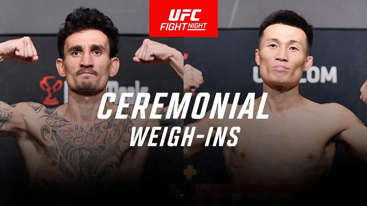 UFC Singapore: Ceremonial Weigh-In