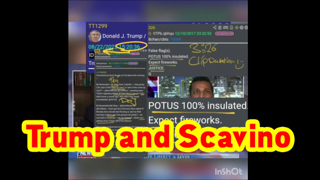 President Trump and Scavino Decode