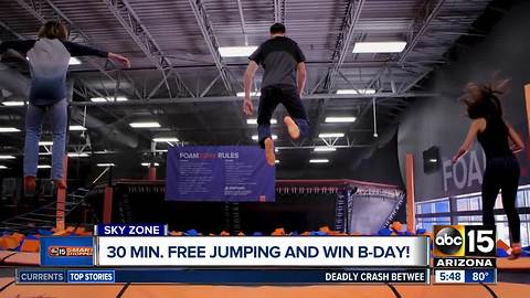 Sky Zone offering FREE jump sessions on Friday