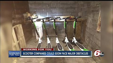 Electric scooters taking over Indianapolis