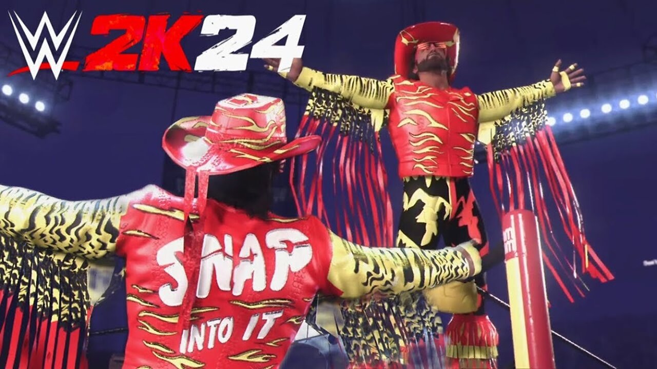 WWE 2k24 Slim Jim Macho Man Entrance