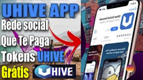 UHIVE | Ganhe 10 Token diário | 200 por Indicação | Rede Social 3.0 descentralização e Integradas