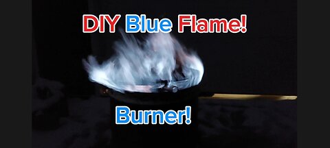 DIY Blue Flame waste oil burner!