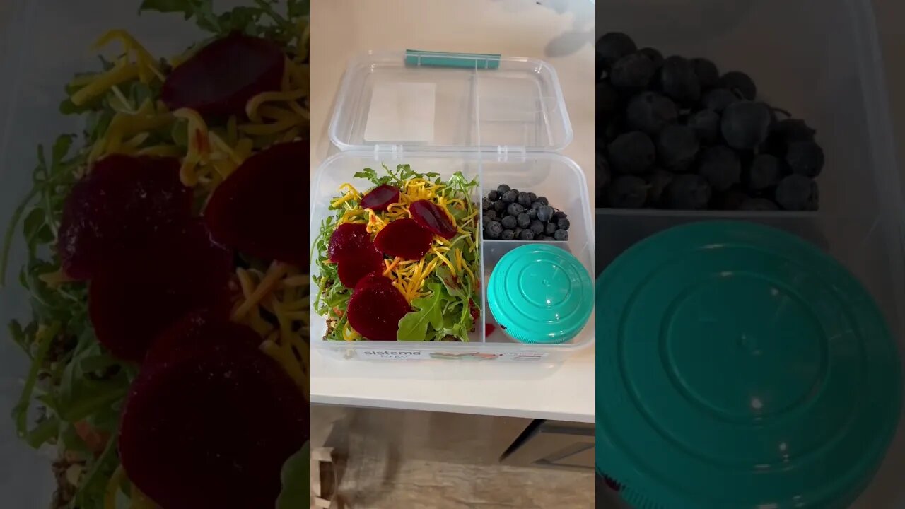 The perfect container for a healthy lunch. #foodshorts