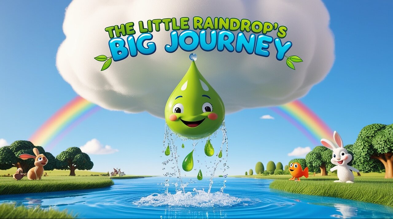 The Little Raindrop's Big Journey – A Heartwarming Kids’ Story about Nature and Kindness