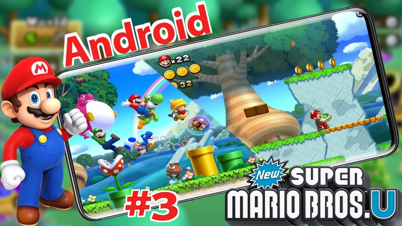 New Super Mario Bros. U Deluxe on Android/iOS: Play Like a Pro with YUZU & Skyline Emulator 2