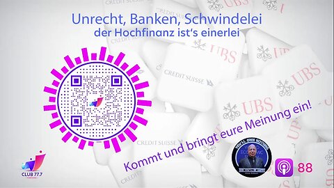 #88: Unrecht, Banken, Schwindelei - der Hochfinanz ist's einerlei