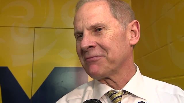 John Beilein addresses reporters after Michigan's National Championship loss