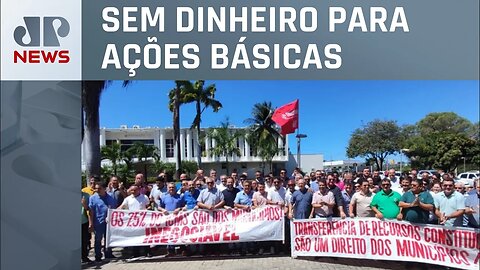 Prefeituras do RN protestam contra falta de verba federal